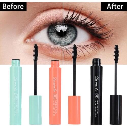 CelinaIce Mascara Long Black Lash Eyelash Extension Waterproof Eye Makeup Extension Eye Lashes Brush Makeup Long-wearing Mascara