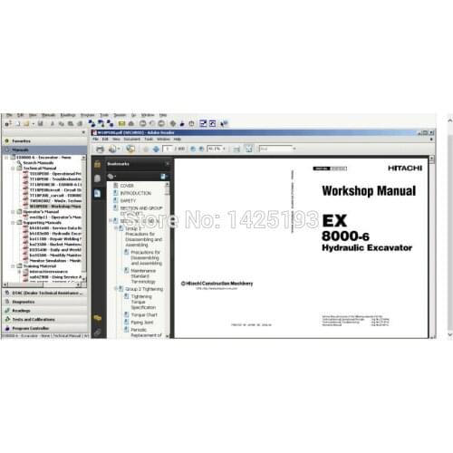 Hitachi Repair Manuals 2016