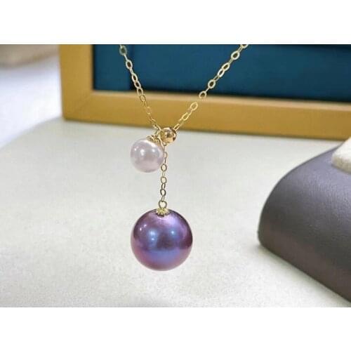 Classical 925 Sterling Silver Necklace Findings Jewelry Base Settings Mountings Parts for Akoya Edison Pearls, Coral, Jade