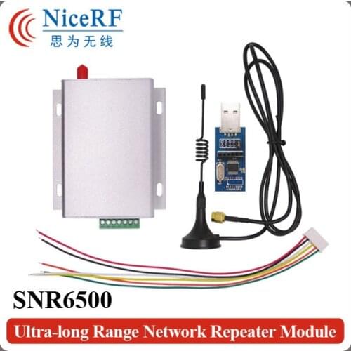 SNR6500 5W Wireless Transceiver kit (470MHz RS485 SNR6500 Module+2pcs Antenna+2pcs Power supply+2pcs USB Brigde board)