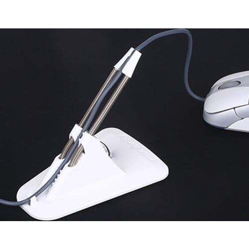 New Mouse Cable Holder High Quality Mouse Bungee Cord Clip Wire Organizer Flexible For Mice Perfect Playing Game CS CF LOL