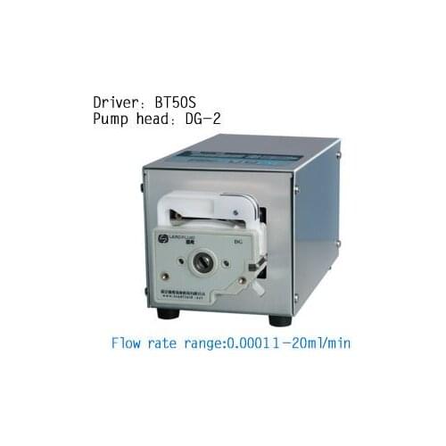 BT50S/ DT10-18 Pump Head Micro low Flow Speed Peristaltic Pump for Water liquid Pumps Fluid 0.002-41ml/min