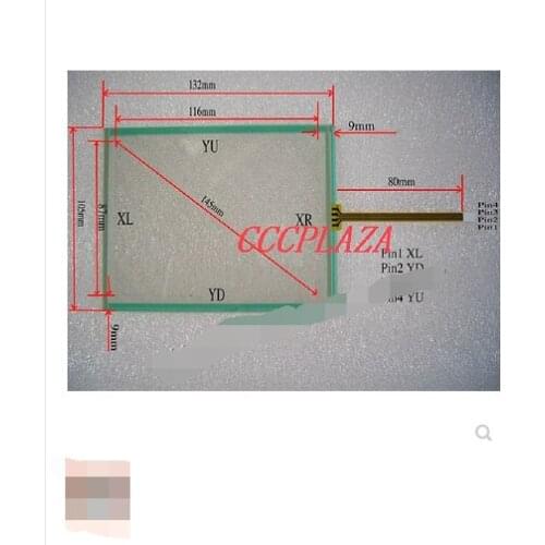 For Touch Screen Frame 132*105MM 4 Line Small Mouth Line width 5MM 5.7 inch