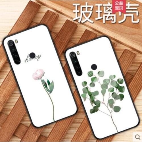 BONVAN Glass Case For Xiaomi Mi 5X 6X A1 A2 A3 9 Lite CC9E Hard Cover For Xiaomi Mi CC9 Note 10 Pro Lite Youth Peony Couqe Capa