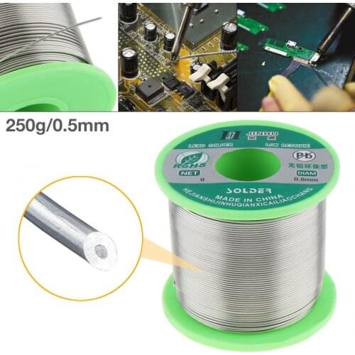 Welding Wire 0.5mm 250g 99.7% Sn 0.3% Cu Soldering Wires Lead free Rosin Core Solder with Flux Solder Tin for Aluminum Soldering