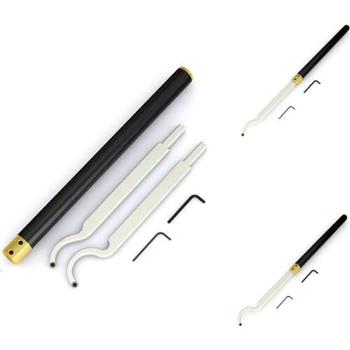 Carbide Hollow Turning Tool with Insert Cutter Lathe Wood Rotary Handle for Wooden Crafts Profession Carpentry Tools