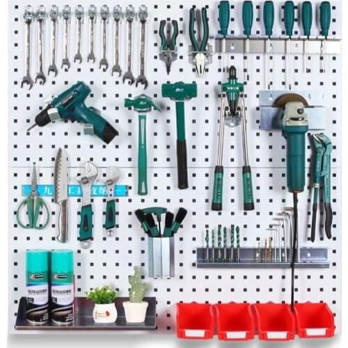 Mounted Hole board hook Hardware Tool Storage rack Hanging board Tool Storage Angle Grinder organize