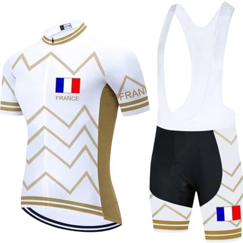 France Cycling TEAM Jersey Sportswear Bike Pants Short Sleeve MTB Ropa Ciclismo Quickdry BICYCLING Maillot Culotte Clothing