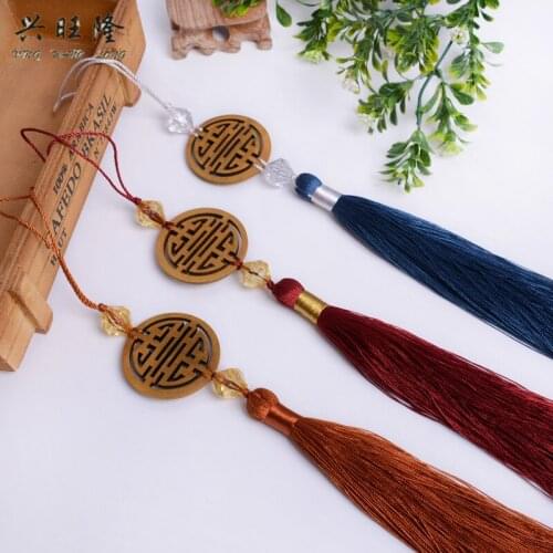 XWL 10Pcs/Lot Wood Curtain Cord Tassel Fringe Curtain Accessories DIY Sofa Garment Valance Decorative Key Tassel For Sewing