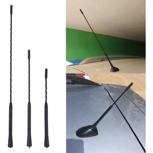 1PC 9/11/16 Inch Car Roof Mast Whip Stereo Radio FM/AM Signal Amplified Antenna Car Radio Aerial Accessories