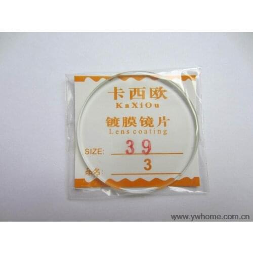 39mm New flat glass watch crystal diameter 39 mm Thick 3.0mm
