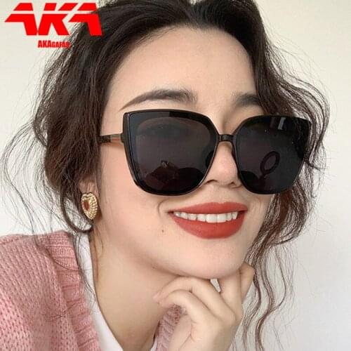 AKAgafas Cat Eye Sunglasses Women 2021 High Quality Personality Sunglasses Women Square Glasses Women/Men Luxury Oculos De Sol