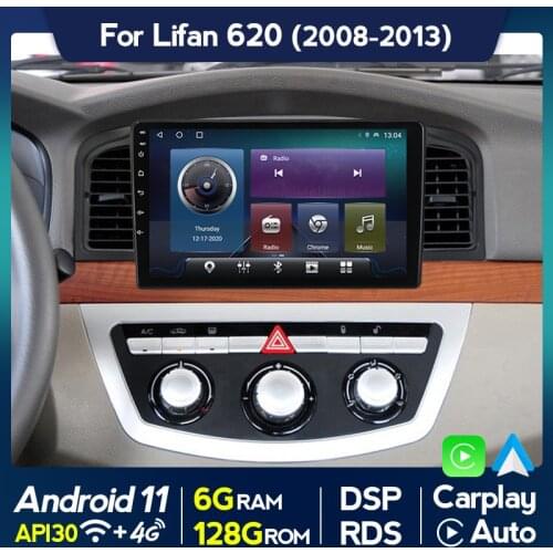 9 Inch Android 11 Carplay Auto Car Radio Multimedia Video Player for Lifan 620 Solano 2008-2013 Navigation GPS Mirror Link Wifi