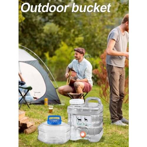 Car Water Bucket Portable Lightweight Pail for Storage