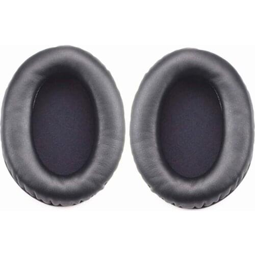 Black Leather Ear Cushion Pads Pillow Ear Cover Pads Foam Replacement for Bluedio Revolution Repair Parts Headphones Headset