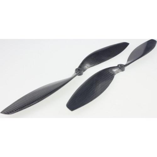 F05302 12x3.8 3K Carbon Fiber Propeller CW CCW 1238 CF Props Propeller For RC Quadcopter Hexacopter Multi Rotor UFO + Fs