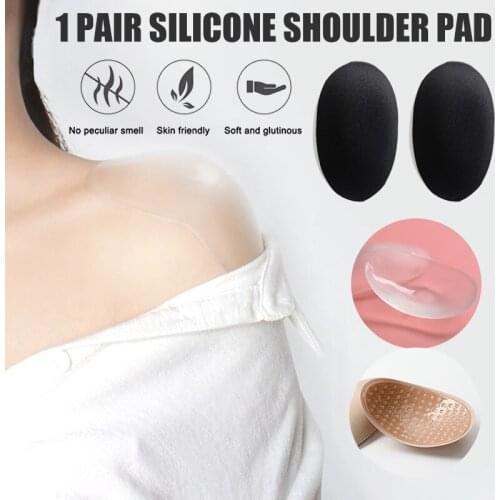 1 Pair Unisex Shoulder Push-up Pads Adhesive Shoulder Enhancer Shoulder Pads HSJ88