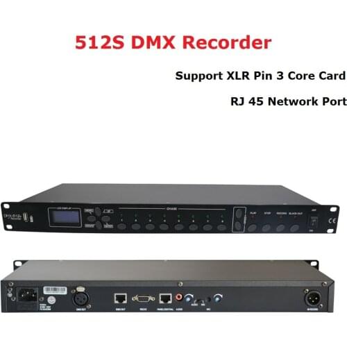 512 Channels DMX Recorder DMX512 Controller Easy Console For Stage Dj Lighting Disco Light Bar Party Music Free Shipping