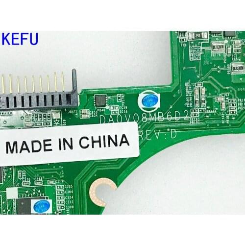 KEFU STOCK 0C0NHY DA0V08MB6D2 REV : D Laptop Motherboard for Dell VOSTRO 3460 Notebook PC VIDEO CARD N13P-GL-A1 (NEW ITEM )