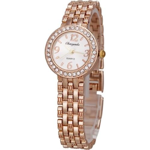 Fashion elegant wrist watch Womens girl exquisite Metal Alloy band quartz Bracelet Watches 1102