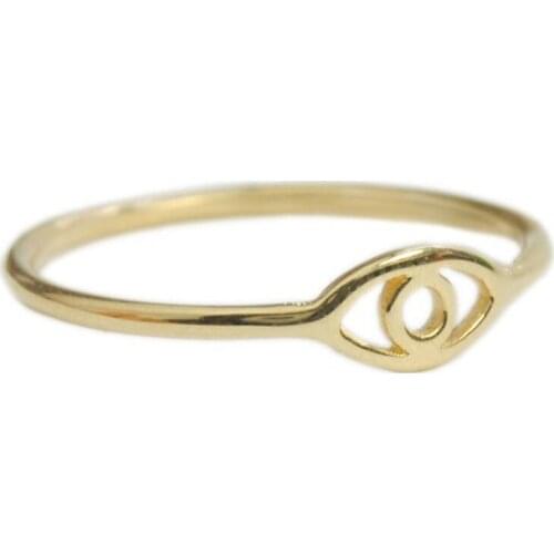 Fashion evil eye rings -color rings for women color