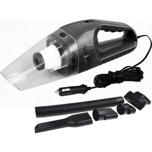 Portable 120W 12V Car Vacuum Cleaner Handheld Mini Vacuum Cleaner Super Suction 5m Cable Wet And Dry Dual Use