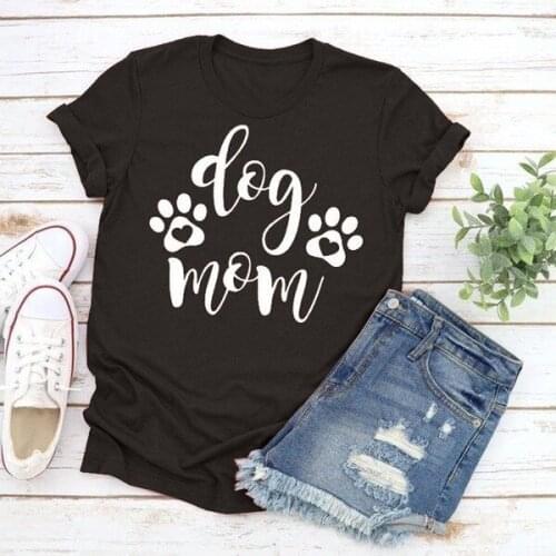S-3XL 2020 Dog Lovers Claw Print Tee Women Graphic Tees Gothic Thanksgiving Streetwear Harajuku Womens Shirts