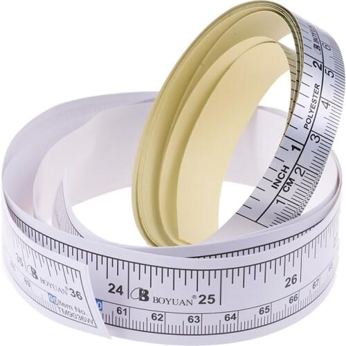 1Pc 90/151cm Self Adhesive Metric Measure Tape Vinyl Ruler For Sewing Machine Sticke