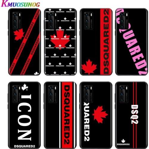Silicone CoverDSQUARED2 DSQ2 ICON Phone Case For P Smart S Z Mate 40 30 20 10 Plus PRO Plus Lite 2018 2019 2020 Soft Phone Case