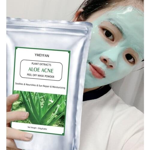 SPA Jelly Facial Mask Powder Cosmetics Aloe Plant Extracts Deep Cleansing Nourishes Sun Repair Moisturizing Face Skin Care