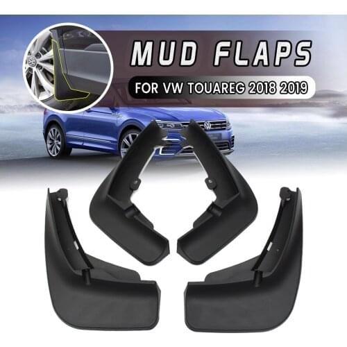 Front Rear Mud Flaps for Fender Splash Guards Mud Flap Car Accessories For VW Touareg 2018 2019 Mudguards