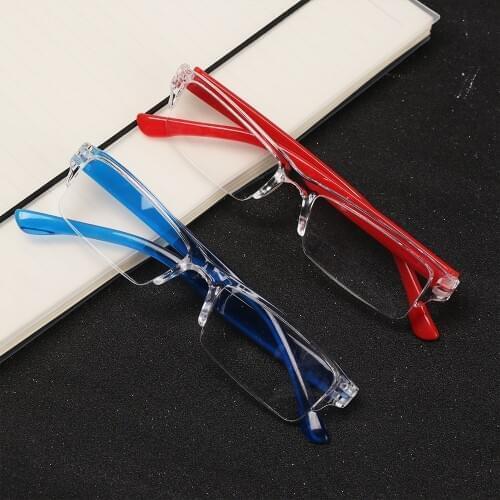 Men Women Bifocal Ultra-light Fashion Reading Glasses Resin Anti-skidding Candy Color Magnifying Eyeglass Presbyopic +1.0~+4.0