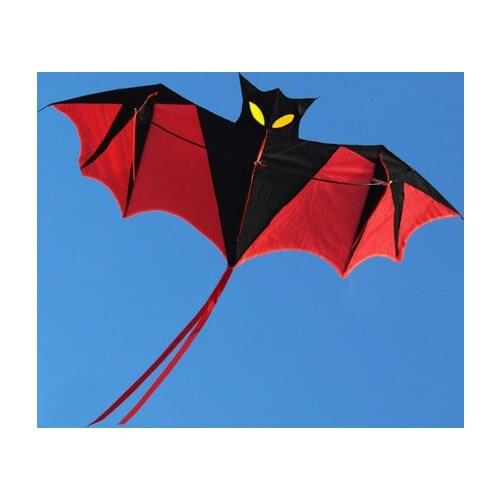High quality 1.8 m Red Bat Power Kite With Kite Handle And Line Good Flying