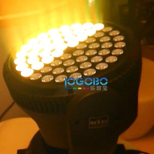 Bright New Sharpy Bright 60x10Watt Led Moving Head Wash RGBW 4 IN 1 39 /15 DMX CHs High Power Stage DJ Lightings, Free Shipping