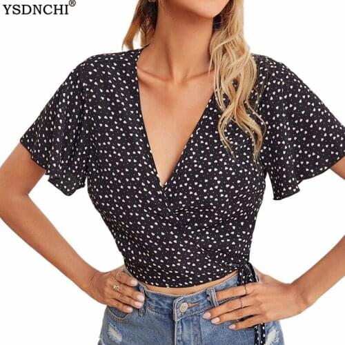 Блузки в горошек YSDNCHI China At AliExpress