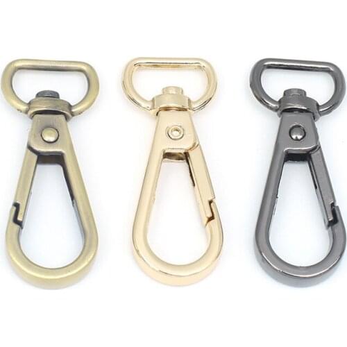 13mm Snap hook swivel hook lobster claw gold