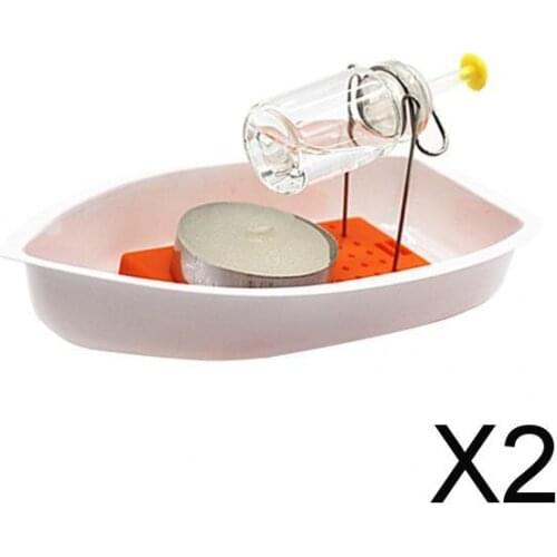 2xSteam Candle Powered Boat Toy DIY Steamships Toys Science Experimental