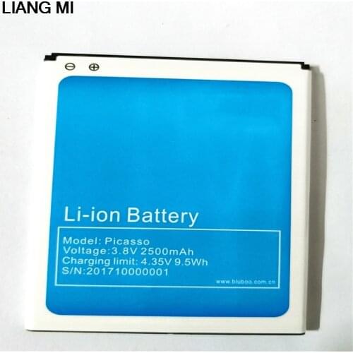 2500mAh Battery for Bluboo Picasso 3G 4G 5.0inch mobile phone Li-on Batteries 100% Tested with phone stander