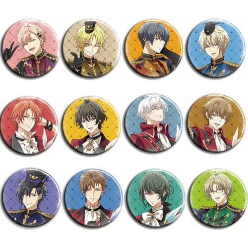 Anime TSUKIPRO THE ANIMATION PROANI Oohara Sora Nanase Nozomu Cosplay Badge Cartoon Garniture Bedges For Bag Brooch Pin Toy Gift