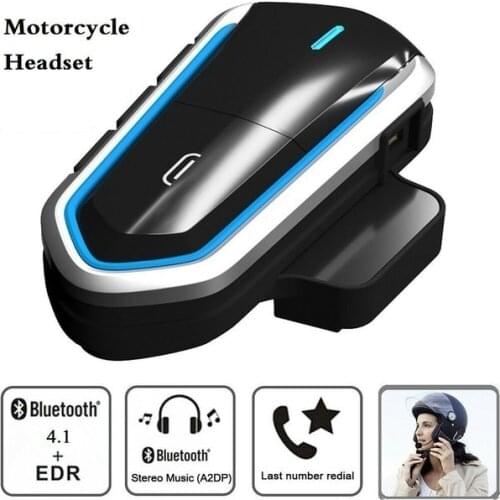 2019 Motorcycle Helmet Bluetooth Earphone New Wireless Headphones Blutooth Earphone Handsfree Headphone For Motorcycle EPQTB35
