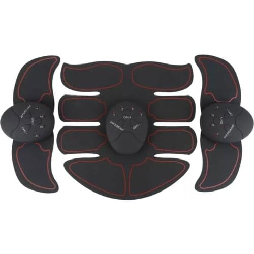 EMS Wireless Muscle Stimulator Trainer Smart Electric Workout Abdominal Tool Fitness Weight Loss Stickers Body Slimming Massage