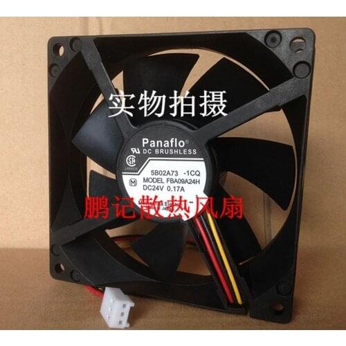 FBA09A24H Server Cooling Cooling Fan DC 24V 0.17A 92x92x25mm 3-wire