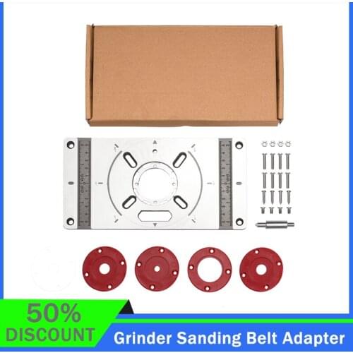 In Stock Router Table Plate Trimming Machine Engraving Board Engraving Flip Board Aluminum Router Table Insert Board for Makita