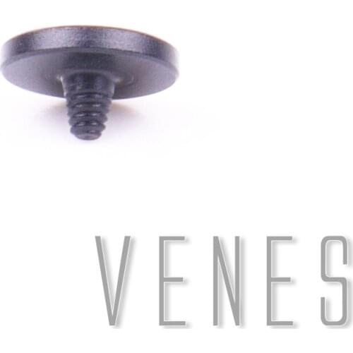 Venes Flat Release shutter button for Fuji X-E1 X-Pro1 X10 X20 X100S Camera (Black/Silver)