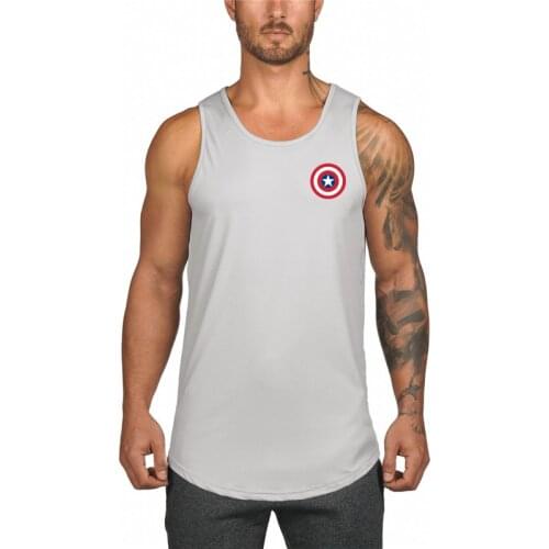 Brand Mesh Gym Casual Summer Workout Tank Top Men Musculation Clothing Bodybuilding Singlets Sleeveless Fitness Quick Dry Vest