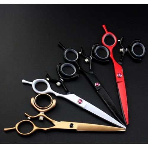 Professional Japan steel 6 '' Rotate cut hair scissors haircut scissor thinning barber makas cutting shears hairdresser scissors