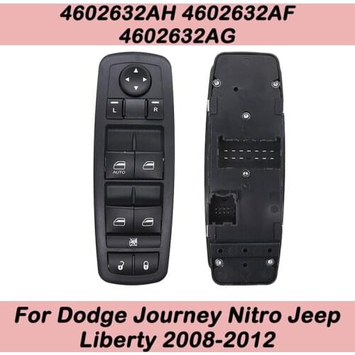 Car Power Master Window Switch For Dodge Journey Nitro Jeep Liberty 2008-2012 4602632AG 4602632AH 4602632AF 4602632AD 4602632AC