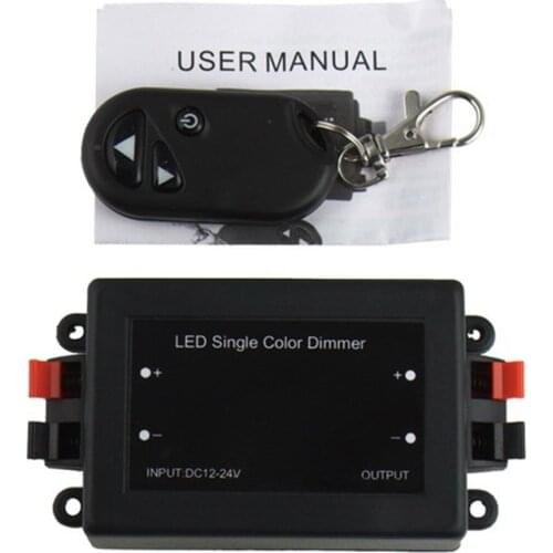 Superior 2016 DC12-24V Wireless Remote LED Light Single Color Dimmer Controller Stylish Worldwide Store