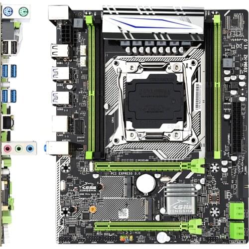 JINGSHA X99 LGA2011-V3 Professional 4 Channel DDR4 Desktop Computer Motherboard Module USB3.0 M.2 WIFI NUME M.2 PCI-E 16X *2