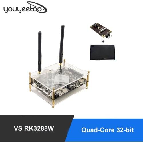 VS RK3288W Quad-Core 32-bit High-Performance 2G DDR3+16G eMMC dual cameras demo board for AR VR Android 7.1 ubuntu 16